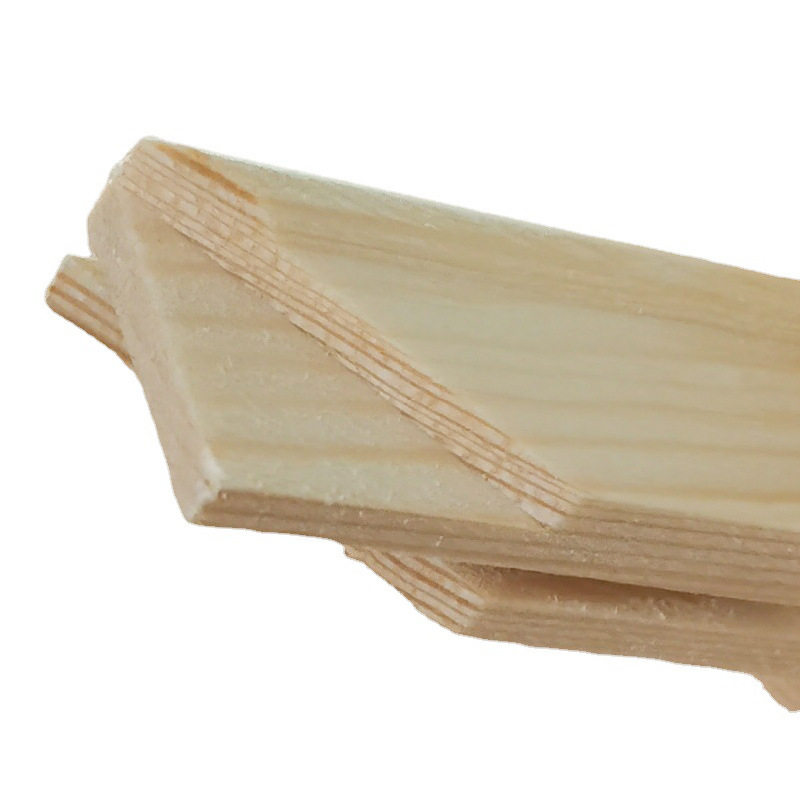 Anhui Manufacturer DIY Digital Oil Painting Frame Mirror Frame Photo Frame Album Mortise and Tenon Frame Solid Wood Line Frame Strip