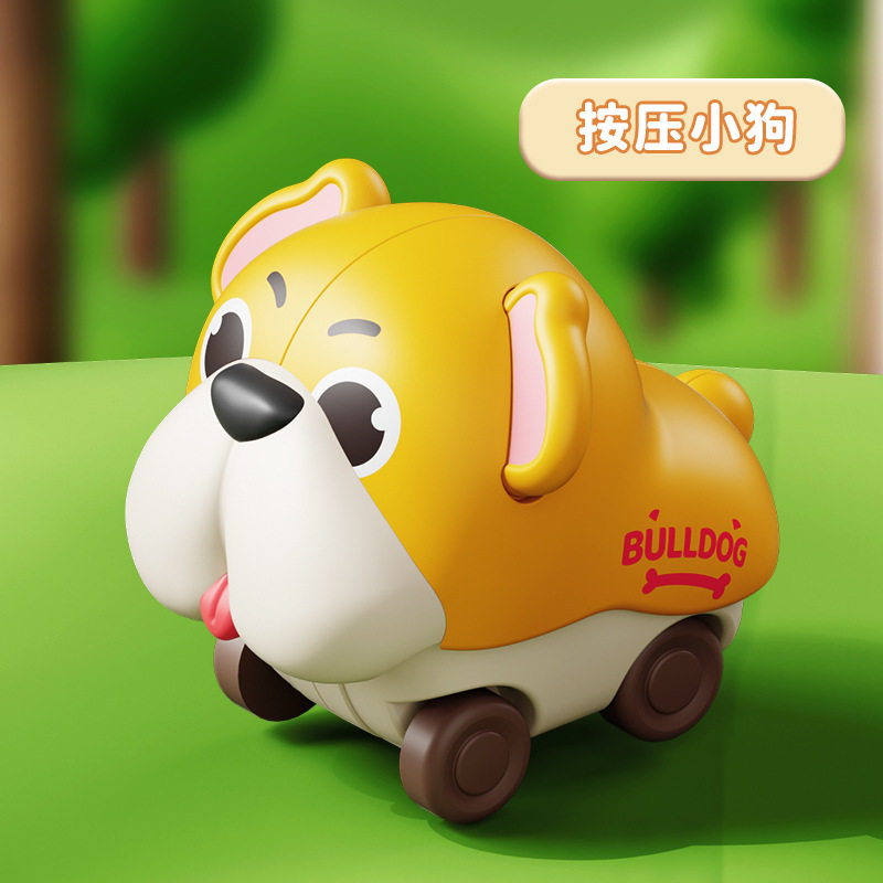 按压玩具车儿童工程车3-6岁动物惯性小飞机夜市摆摊澄海玩具批发