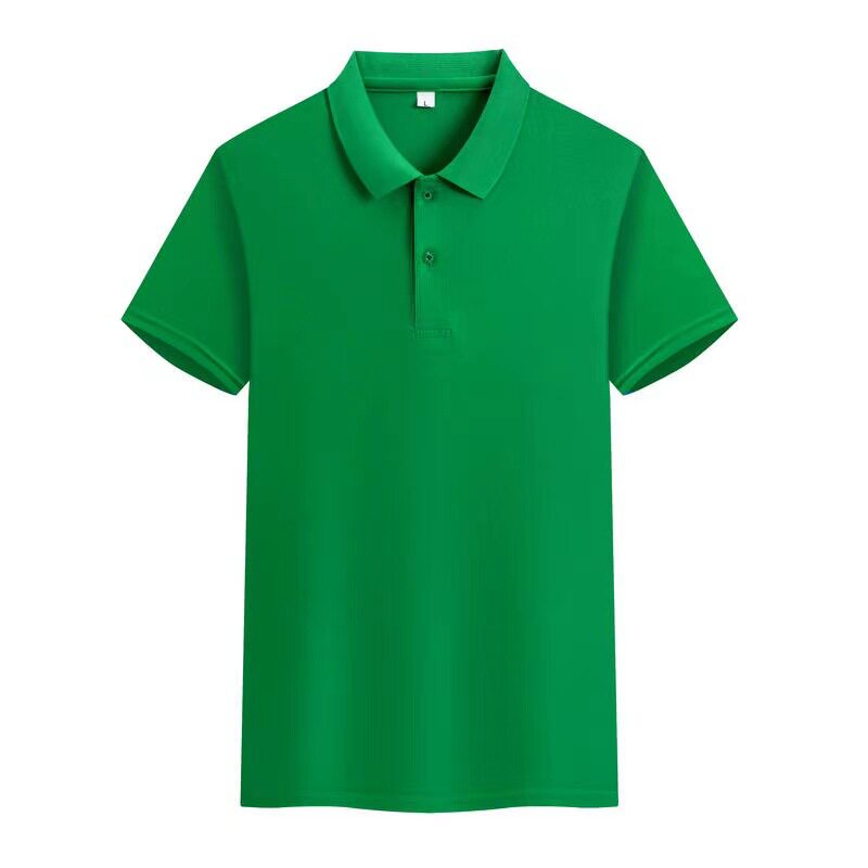 翻领广告衫印字纯棉短袖男Polo衫工作服定制印logo餐饮文化衫刺绣