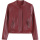 Кожаная куртка Haining leather, женская короткая модная куртка в корейском стиле из овечьей кожи с круглым вырезом, высококачественная повседневная кожаная куртка, маленькая куртка mini 4