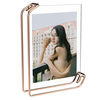 Metal Acrylic Photo Frame Display Stand, High-End Irregular Hollow Picture Frame Wholesale, Double-Sided Transparent Creative Picture Frame 6inch