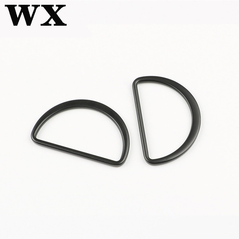 Spot metal d-shaped buckle semicircle clothing luggage backpack accessories l accessories d-ring alloy flat d-ring buttons