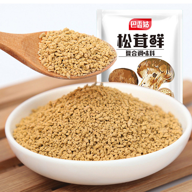 Matsutake Fresh Instant Seasoning Powder, Fragrant Mushroom Seasoning Powder for Home Use, Bagged 100G/Bag, Wholesale Commercial Ready-Stock Seasoning in Bulk