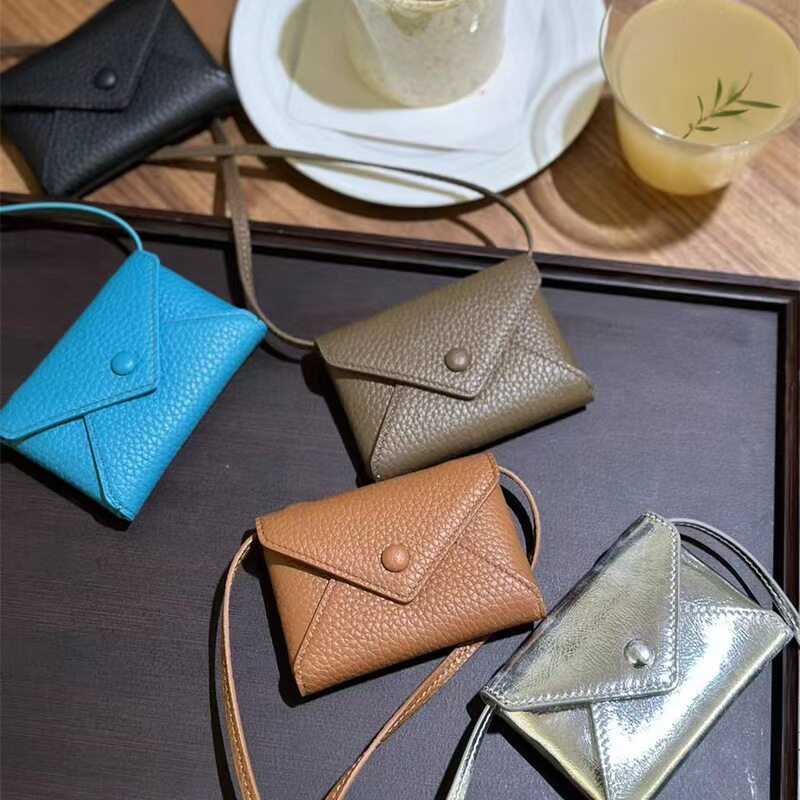 2025 Korean Style Mini Hanging Neck Envelope Bag Waist Series Card Bag Small Waist Bag Red Envelope Coin Purse Key Bag