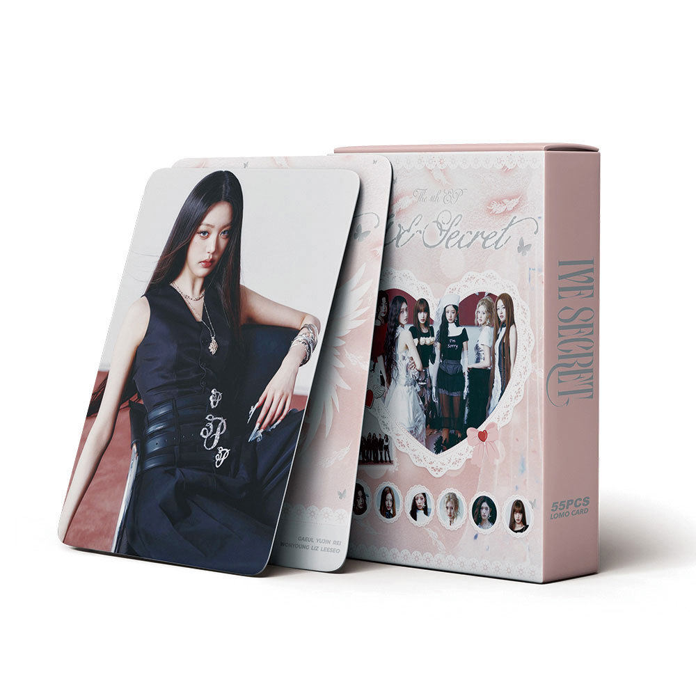 Spot 55 Женская группа IVE выпустила новый специальный 4-й альбом IVE SECR card KPOP star периферийная карта LOMO small card Изображение 1