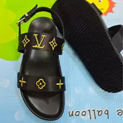 Foreign trade, cross-border, 2025 new sandals for women's casual beach shoes, flat bottomed, comfortable, non slip rubber, Roman embroidery