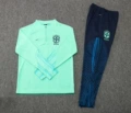 Brazilian green sleeve print