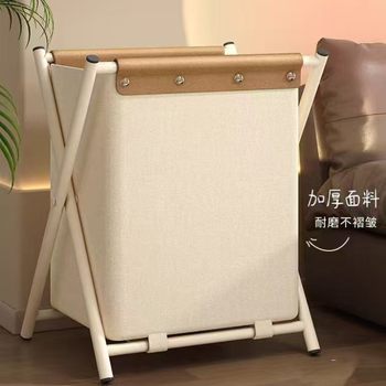 Customized Clothes Basket with High Aesthetic Value, Light Luxury Clothing Storage Wardrobe Basket, Dirty Clothes Basket, Large Capacity, Foldable for Laundry
