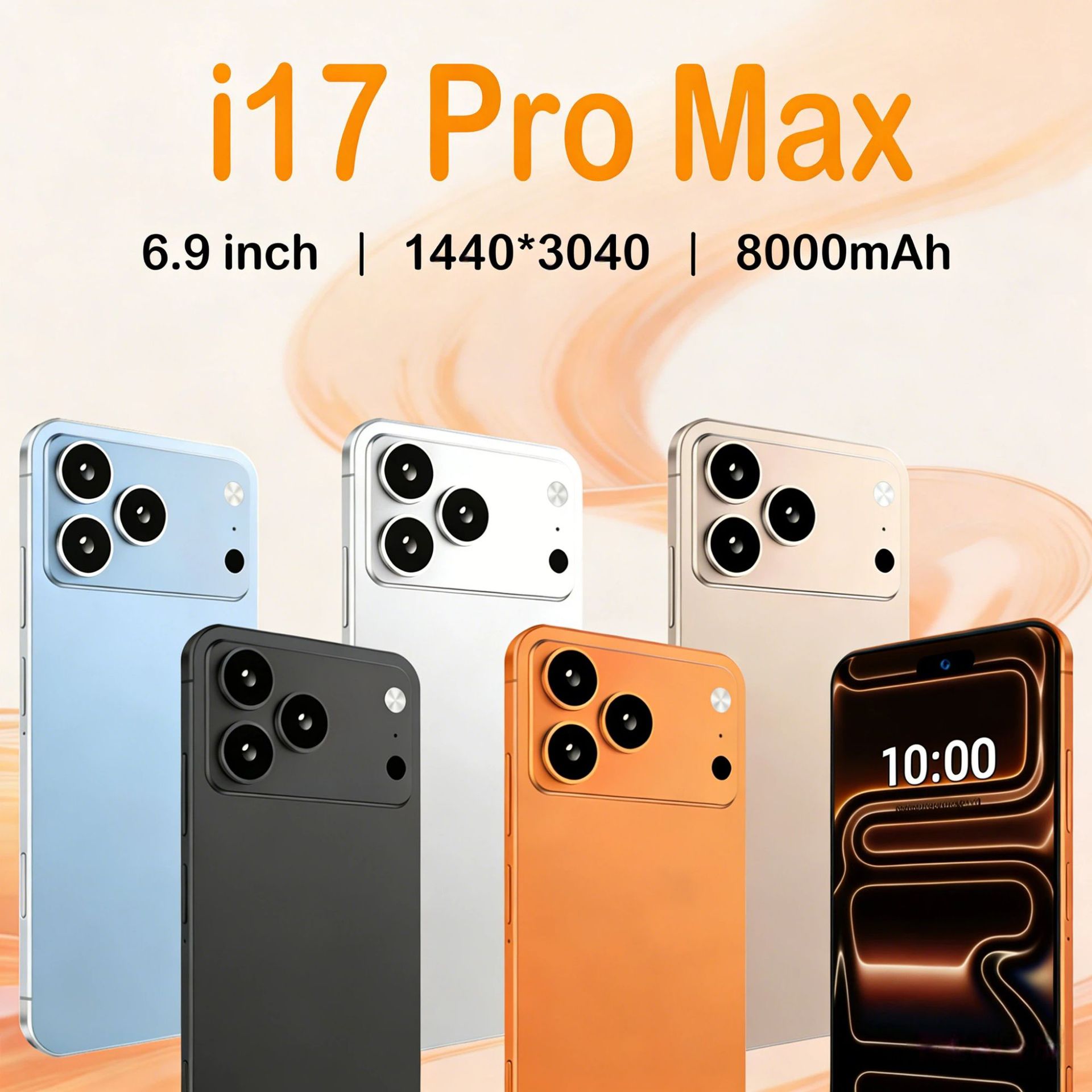 Cross-border 17 Promax mobile phone new unopened original 5G...