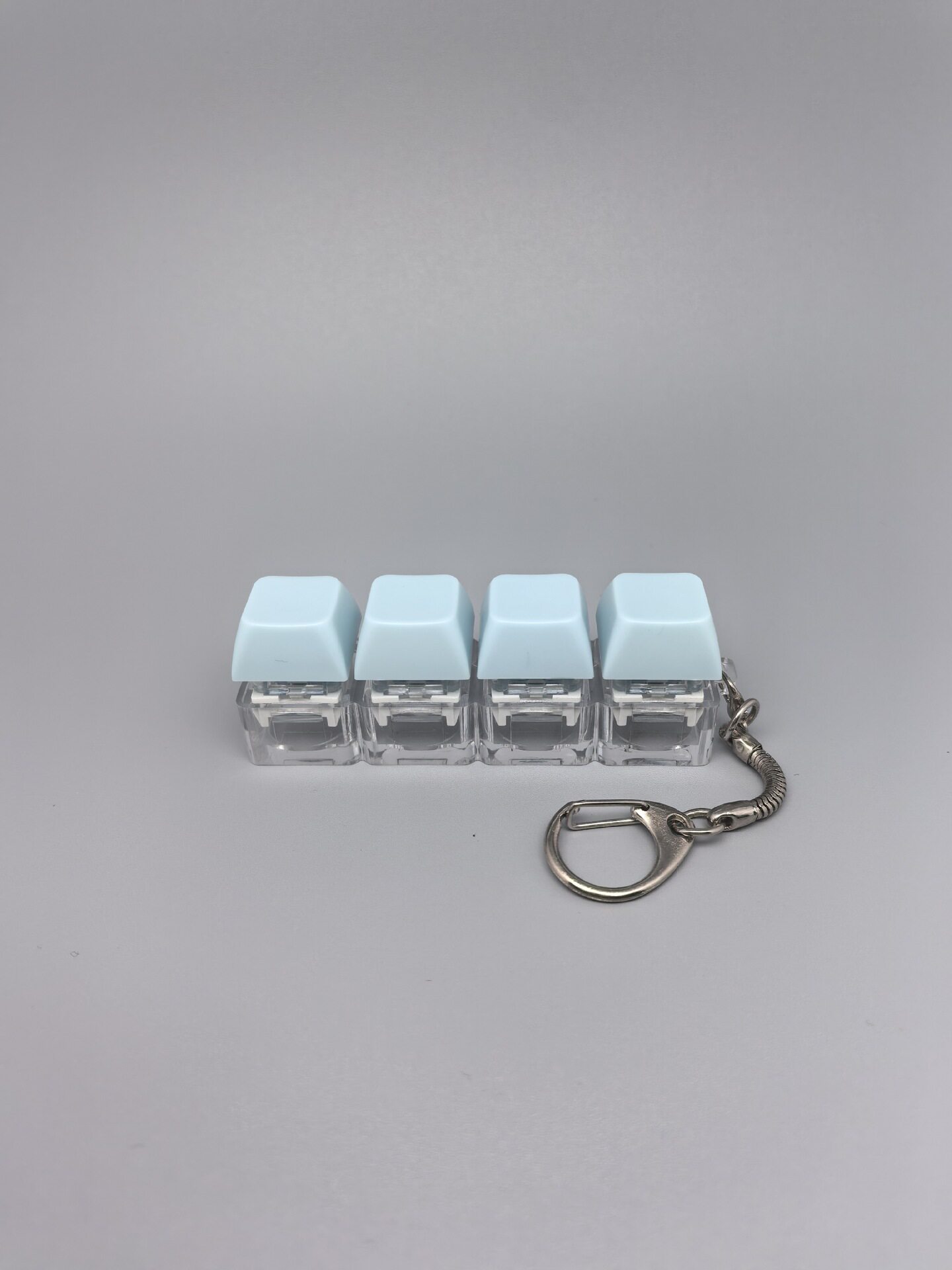 四键马卡龙按键解压玩具钥匙扣键盘办公摸鱼按键解压玩具跨境