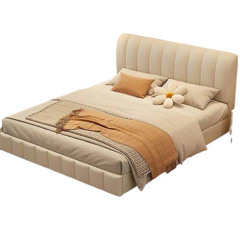 Internet Celebrity High-End Solid Wood Bed 1.5m with Storage Function Italian Light Luxury Master Bedroom King Bed 1.8m Double Bed Wedding Bed