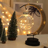 Cross-border creative night light Moon star table lamp Nordic style led iron night light room bedroom decorative light