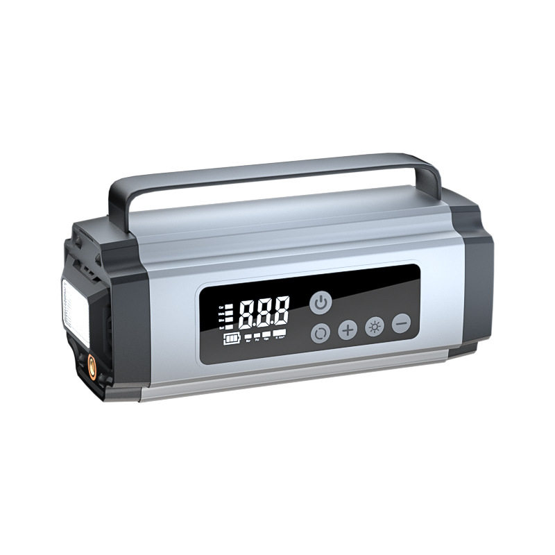 Cross-Border Best-Selling Multifunctional Car Jump Starter and Air Pump Combo, Portable Digital Display Outdoor Rescue Jump Starter and Air Pump