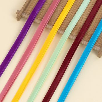 Lemei Cheongsam Hemming Strip 0.85cm Satin Piping Strip 60% off Non-Iron Satin Ribbon Hemming Clothing Trim Accessories