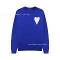Colorful blue [a8 round neck jacquard style]
