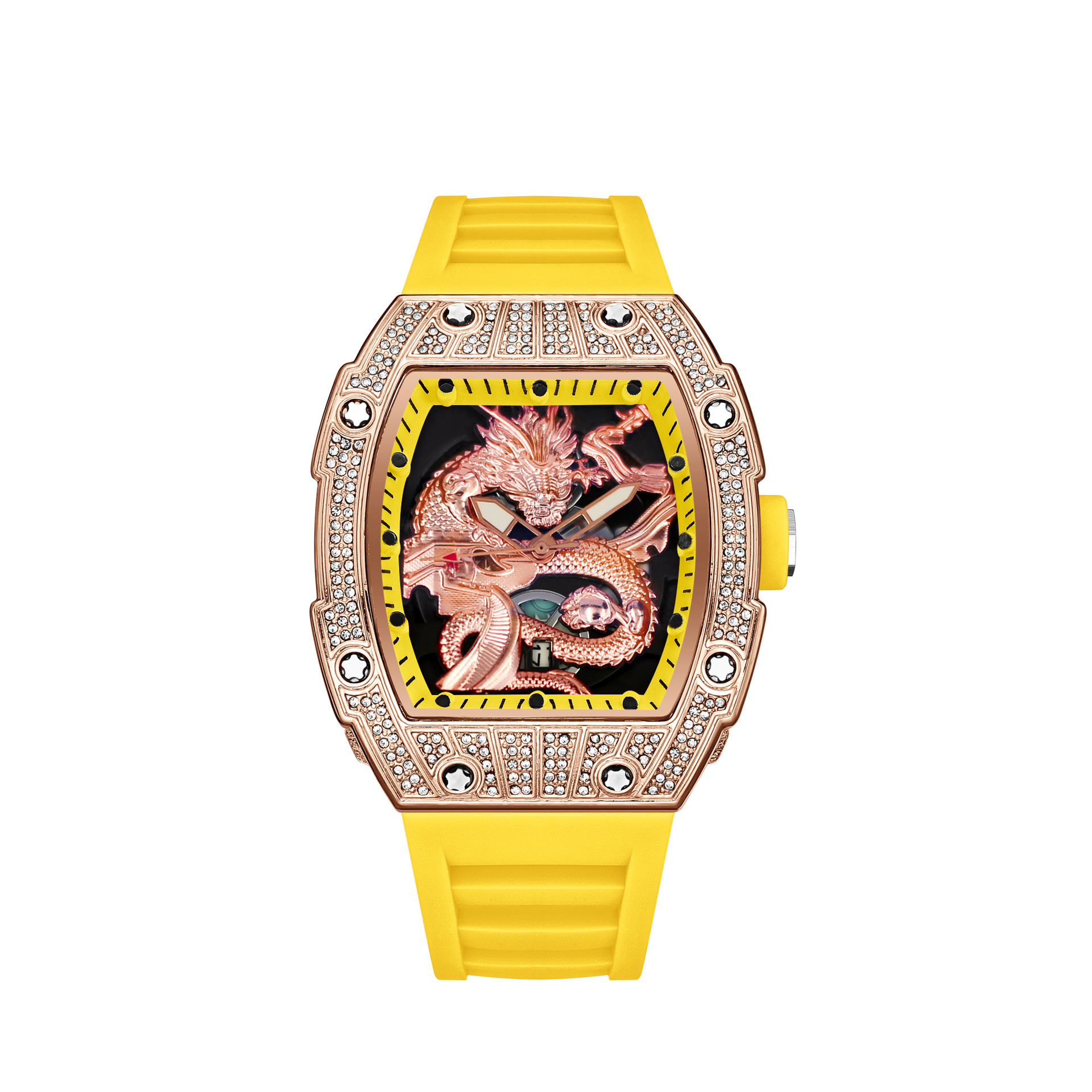Wholesale Cross-border Foreign Trade New Richard Barrel Luminous Waterproof Great Wall Dragon Quartz Watch Men 3 O1CN0148A1Nt1bp0QyHjLi2 !!2219462153513 0 cib