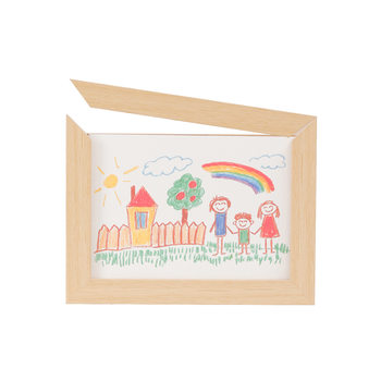 Creative Magnetic Detachable Photo Frame A3A4 Can Store 150 Kidsren's Oil Paintings Multifunctional Photo Frame Kidsren's Gift