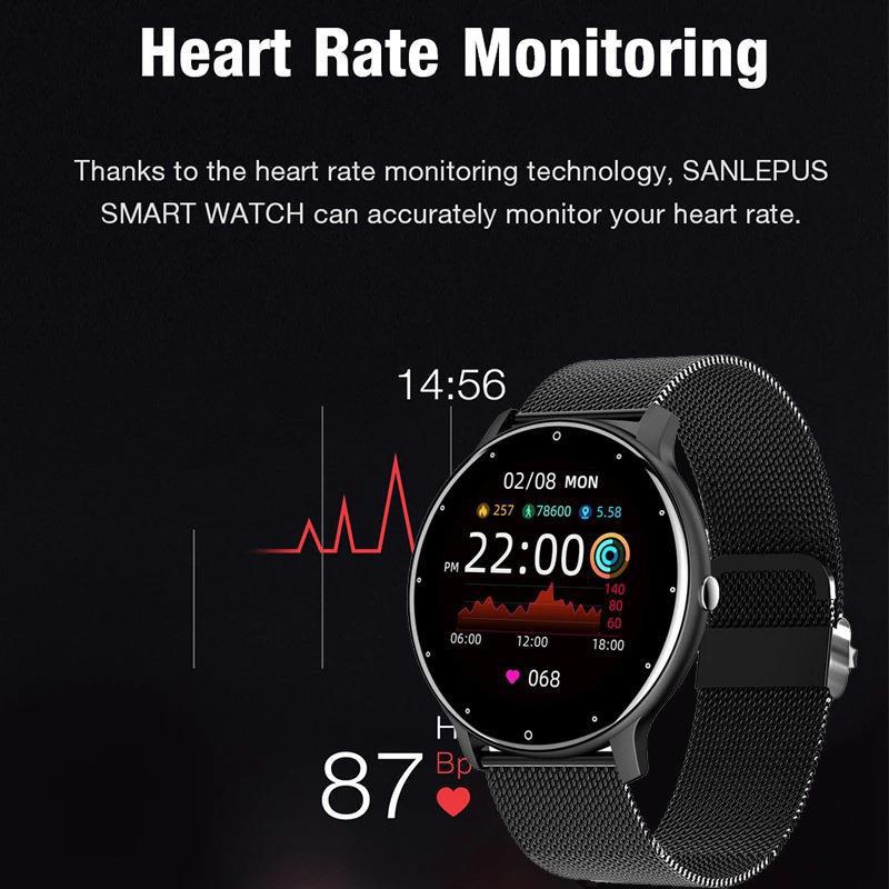 ZL02CPRO Bluetooth Call Smart Watch Heart Rate Blood Pressure Smart Bracelet ZL02D Waterproof Smart Watch