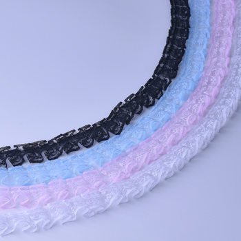 2.3cm Lace Pleated Lace Handmade DIY Mesh Garment Accessories Color Ribbon Wrinkle Hand Decoration