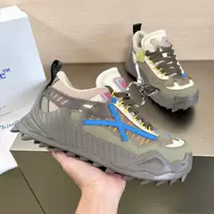 Original Odsy -1000 Thick-Soled Height-Increasing Shark Tooth Dad Shoes for Men and Women, Casual Versatile Ow Arrowhead Sneakers