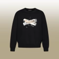 B1110 round neck black
