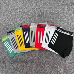 Sports printed men's pure cotton square corner underwear