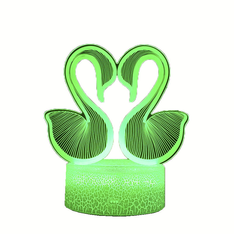 Cross-Border 3D Night Light Acrylic Football Atmosphere Lamp Bedside Lamp Desktop Ornament Creative Holiday Gift Projector