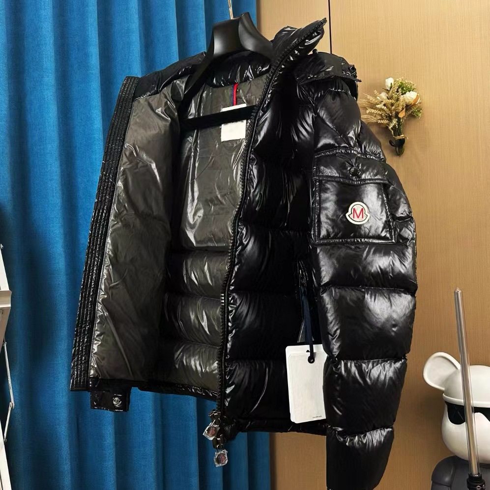 Cross-border Foreign Trade Mengjia Mayan Down Jacket Bright Face Men and Women Couple Duck Down High-end Business Casual All-match Coat Trendy
