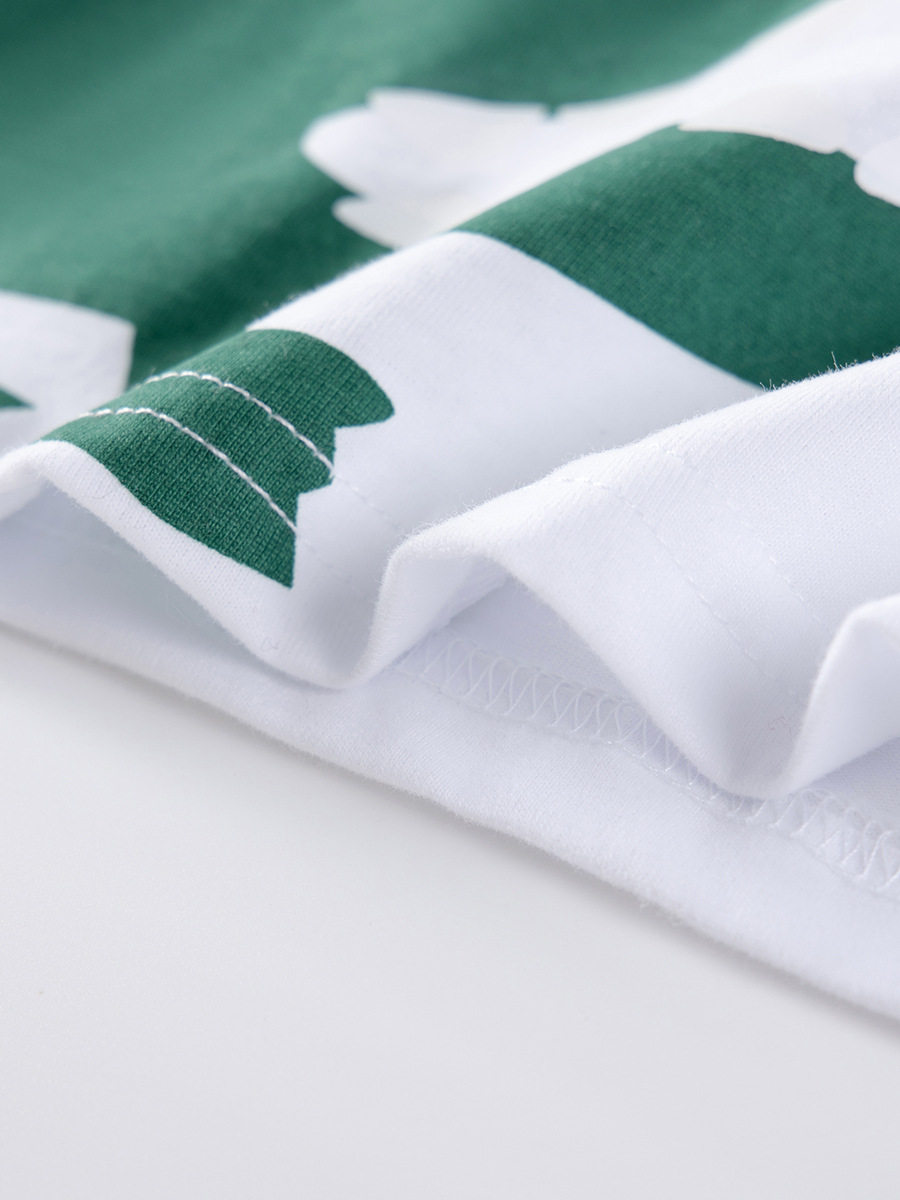 Kids' Summer Printed T-Shirt, New Baby Casual Crew Neck Cartoon Tee