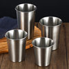 304 stainless steel beer cup juice cup drop-resistant cup commercial single-layer portable cup coffee cold drink cup mouthwash Cup