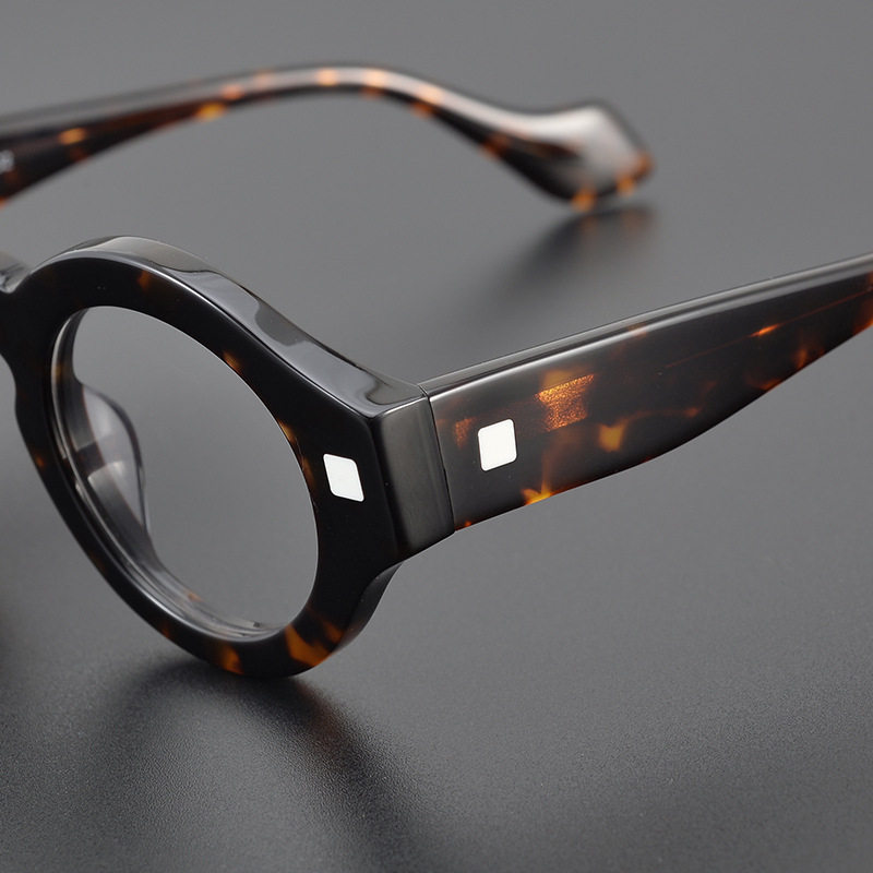 Foreign trade thick plate glasses retro frame 2036 European and American plate frame in stock can be used for presbyopia myopia