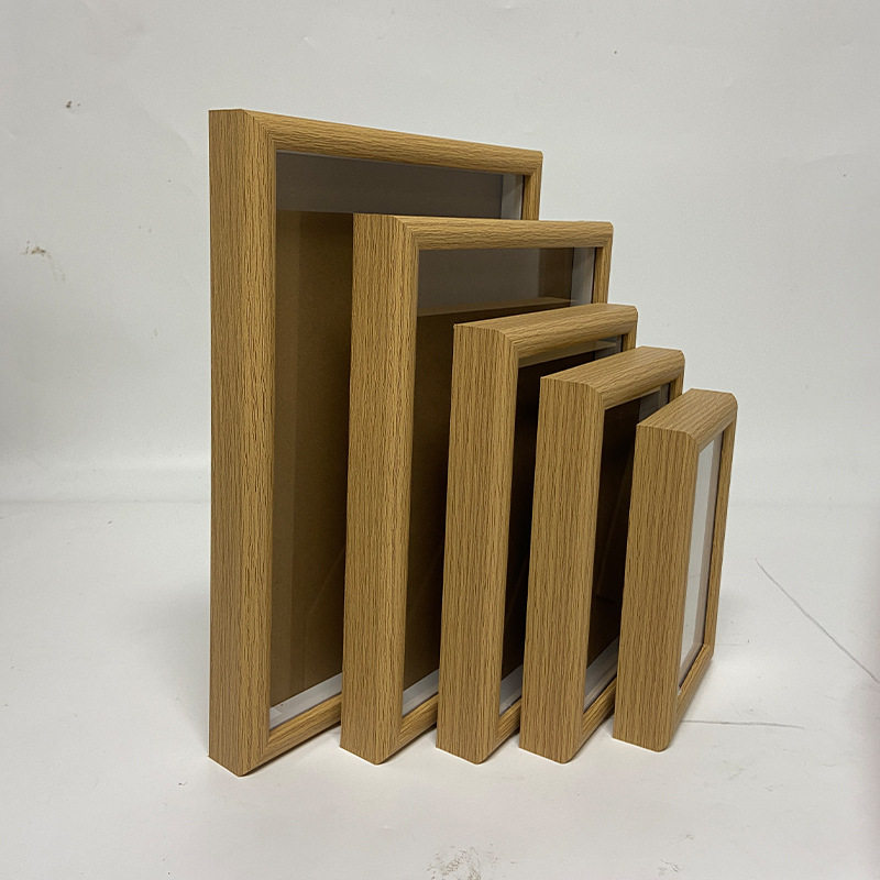 Wooden solid wood photo frame 6 inch photo frame hollow photo frame table custom solid wood picture frame a4 photo frame hollow specimen frame