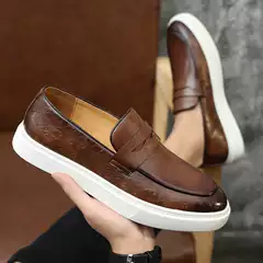 Cross-border plus size men's shoes Amazon supply in stock leather shoes casual shoes loafers