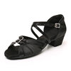 Girls Latin Dance Shoes Soft Sole Low Heel Girls Dance Shoes Children Wear-resistant Performance Cha Dance Shoes