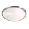 304 Stainless Steel Plate Korean Style Self-service Barbecue Plate Crafts Tray Cake Disc Western Food Plate Barbecue Fruit Plate
