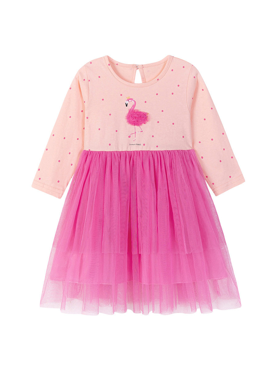 Girls' Dress, New Autumn Cotton Tulle Kids' Dress, [Style] Fashion Kids' Princess Dress