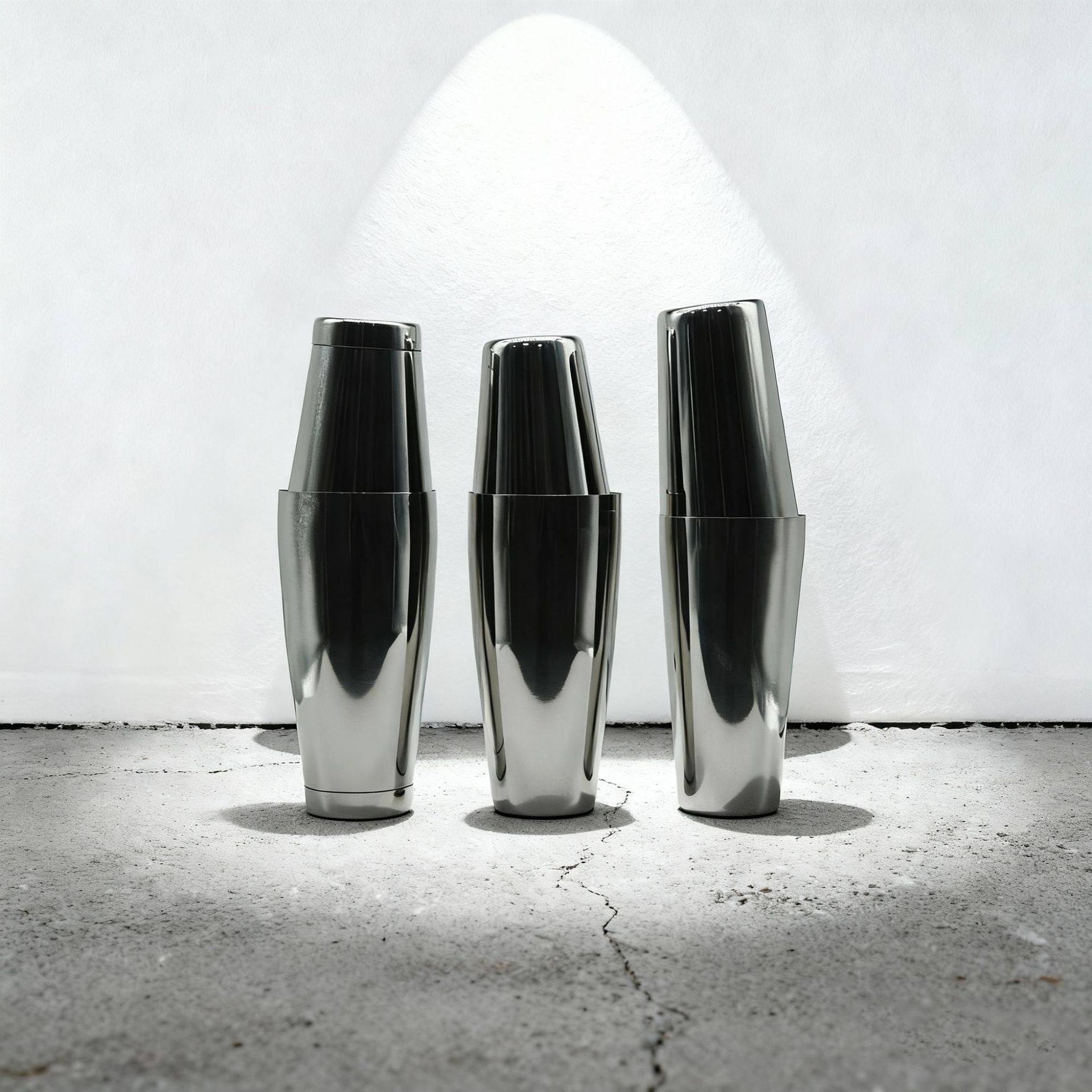 Amazon Stainless Steel Cocktail Shaker Set 6-Piece Cocktail Mixing Tools Shaker Cup Cocktail Glass