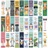 30 cartoon animal bookmark series simple hand account literary creative material ins reading paper bookmark can be DIY