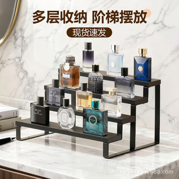 Multi-Layer Storage Rack for Desktop Cosmetics, Figurines, Aromatherapy, Kitchen Spices, Desserts, and Perfume, Tiered Storage Rack