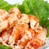 New Arrivals with Free Shipping, Yellow Three-Grade Lobster Meat, Frozen Shelled Lobster Meat, Shrimp Rice Bowl Burger 2kg for Commercial Use