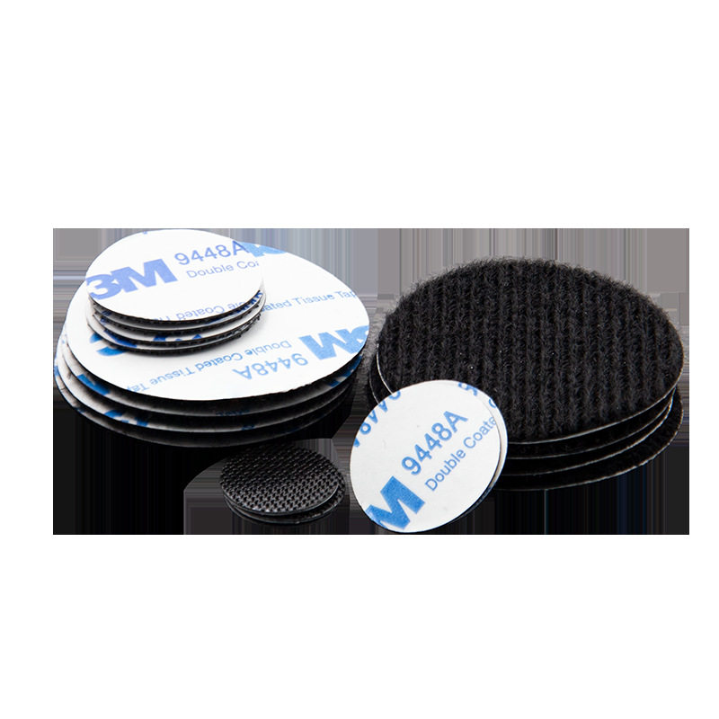 3m Adhesive Round Velcro 15-50mm Injection Hook and Loop Fastener for Cleaning Machine Cloths/Handmade DIY Christmas Decorations