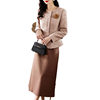 Woolen Small Fragrance Suit Autumn Two-Piece High-End Elegant Slimming Look Suit Skirt Mother's Wear 3689