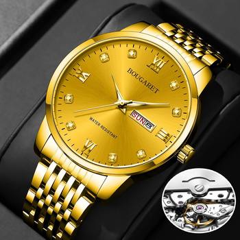 Automatic movement watch men's calendar waterproof luminous imitation fake mechanical watch large dial cross-border one-piece delivery