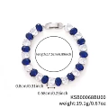 KSB00068 white gold Blue Diamond