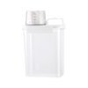 Cross-border plastic sealed jar household grain storage box transparent rice bucket kitchen storage jar seasoning storage jar