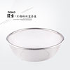 Factory direct stainless steel drain basket set salad bowl fruit basket 304 baking bowl egg basin rice washing vegetable basket