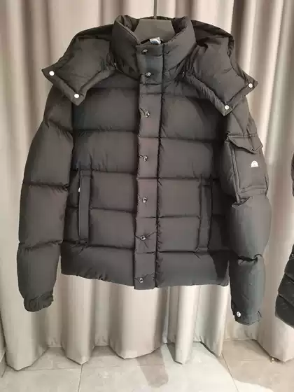 High Version Mengjia Matte Fog Maya Vezere Hooded Removable Down Jacket for Men and Women Cold-proof and Warm-keeping