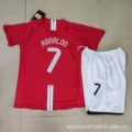 0809 manchester united main champions league version short-sleeved no. 7 suit