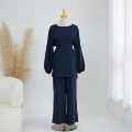 Dark blue suit