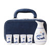 Blue and White Porcelain Wine Ware suit Leather Box Ceramic Wine Jug Gift Box Packaging Wine Glass Wine Dispencer Hot Wine Warming Warmer Gift